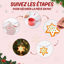 Charger l'image dans la galerie, Décorations de Noël Peinture par Numéros - Kit Petites Icônes de Noël 3
