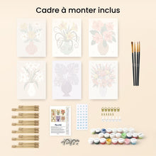 Charger l'image dans la galerie, Mini Peinture par numéros 15x20cm (6 pièces) - Vases Floraux
