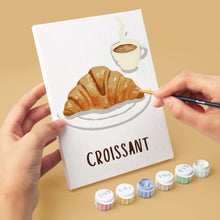 Charger l'image dans la galerie, Mini Peinture par numéros 15x20cm (6 pièces) - Pâtisseries Françaises