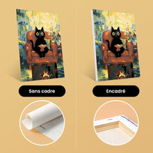 Charger l'image dans la galerie, Mini Peinture par numéros 15x20cm (6 pièces) - Chat Style Claude Monet