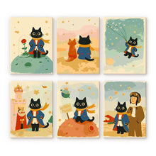 Charger l'image dans la galerie, Mini Peinture par numéros 15x20cm (6 pièces) - Petit Chat Figured'Art