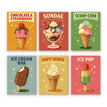 Charger l'image dans la galerie, Mini Peinture par numéros 15x20cm (6 pièces) - Glaces Vintage Figured'Art