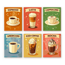 Charger l'image dans la galerie, Mini Peinture par numéros 15x20cm (6 pièces) - Café Classique Figured'Art