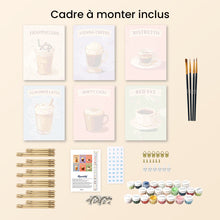 Charger l'image dans la galerie, Mini Peinture par numéros 15x20cm (6 pièces) - Cafés du Monde