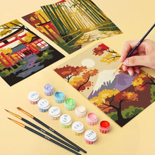 Charger l'image dans la galerie, Mini Peinture par numéros 15x20cm (6 pièces) - Japon Serein