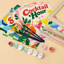 Charger l'image dans la galerie, Mini Série Peinture par Numéros 15x20cm (6 pièces) - Gorgées d’Été