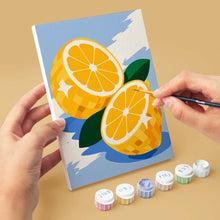 Charger l'image dans la galerie, Mini Série Peinture par Numéros 15x20cm (6 pièces) - Fruits Disco