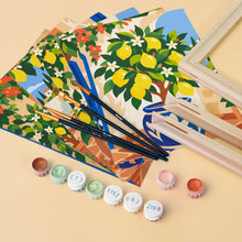 Charger l'image dans la galerie, Mini Série Peinture par Numéros 15x20cm (6 pièces) - Jardin Italien de Citronniers
