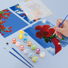 Charger l'image dans la galerie, Mini Peinture par numéros 15x20cm (6 pièces) - Bouquets de Fleurs dans le Ciel