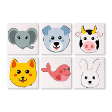 Charger l'image dans la galerie, Peinture par numéros – Coffret de 6 toiles | Visages d’Animaux Mignons Figured'Art