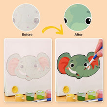 Charger l'image dans la galerie, Mini Peinture par numéros 15x15cm (6 pièces) - Visages d’Animaux Mignons 2