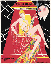 Charger l'image dans la galerie, Peinture par numéros Figured'Art Affiche Moulin Rouge -  Music Hall Gesmar Programme