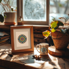 Charger l'image dans la galerie, Mini Diamond Painting 15x20cm (4 pièces) - Mandalas de Cristal en Bleu