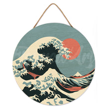 Charger l'image dans la galerie, Peinture par Numéro sur Disque en bois - La Grande Vague