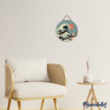 Charger l'image dans la galerie, Peinture par Numéro sur Disque en bois - La Grande Vague