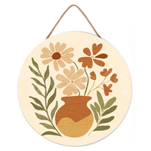 Charger l'image dans la galerie, Peinture par Numéro sur Disque en bois - Pot de fleurs