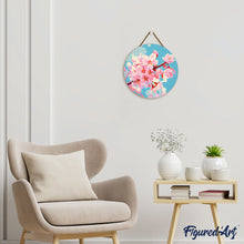 Charger l'image dans la galerie, Peinture par Numéro sur Disque en bois - Fleurs de cerisier