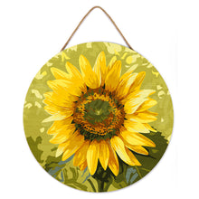 Charger l'image dans la galerie, Peinture par Numéro sur Disque en bois - Tournesol