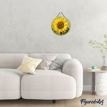 Charger l'image dans la galerie, Peinture par Numéro sur Disque en bois - Tournesol