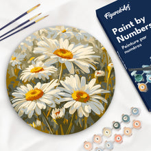 Charger l'image dans la galerie, Peinture par Numéro sur Disque en bois - Marguerites