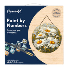 Charger l'image dans la galerie, Peinture par Numéro sur Disque en bois - Marguerites