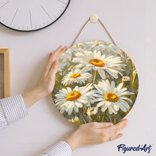 Charger l'image dans la galerie, Peinture par Numéro sur Disque en bois - Marguerites