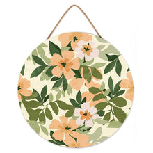 Charger l'image dans la galerie, Peinture par Numéro sur Disque en bois - Motif floral