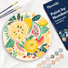 Charger l'image dans la galerie, Peinture par Numéro sur Disque en bois - Fruits