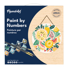Charger l'image dans la galerie, Peinture par Numéro sur Disque en bois - Fruits