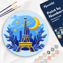 Charger l'image dans la galerie, Peinture par Numéro sur Disque en bois - Tour Eiffel