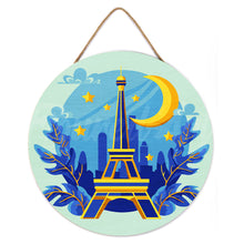 Charger l'image dans la galerie, Peinture par Numéro sur Disque en bois - Tour Eiffel