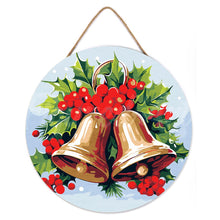 Charger l'image dans la galerie, Peinture par Numéro sur Disque en Bois - Cloches de Noël