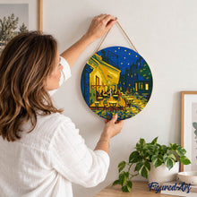 Charger l'image dans la galerie, Peinture par Numéro sur Disque en Bois - Mandala paon