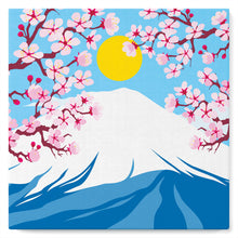 Charger l'image dans la galerie, Mini Peinture par Numéros 20x20cm avec cadre Le Mont Fuji