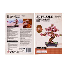Charger l'image dans la galerie, Puzzle 3D Bonsaï Sakura