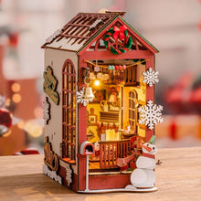 Charger l'image dans la galerie, Book Nook - Scène intérieure de Noël