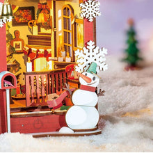 Charger l'image dans la galerie, Book Nook - Scène intérieure de Noël