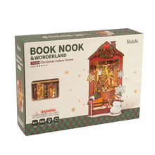 Charger l'image dans la galerie, Book Nook - Scène intérieure de Noël