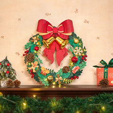 Charger l'image dans la galerie, Puzzle 3D - Couronne de Noël Figured'Art