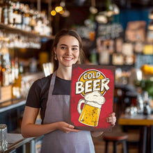 Charger l'image dans la galerie, Peinture par Numéros Affiche Métallique - Chope de Bière Froide