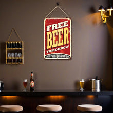 Charger l'image dans la galerie, Peinture par Numéros Affiche Métallique - Bière Gratuite demain