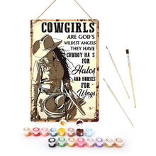 Charger l'image dans la galerie, Peinture par Numéros Affiche Métallique - Cowgirls Figured'Art