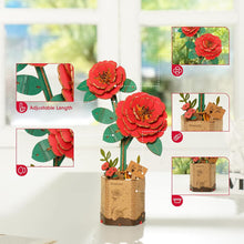 Charger l'image dans la galerie, Puzzle 3D Camélia rouge