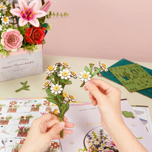 Charger l'image dans la galerie, Puzzle 3D Panier de Fleurs en Bois