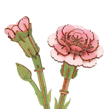 Charger l'image dans la galerie, Puzzle 3D Œillet rose