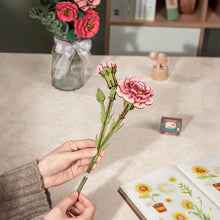 Charger l'image dans la galerie, Puzzle 3D Œillet rose
