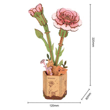 Charger l'image dans la galerie, Puzzle 3D Œillet rose