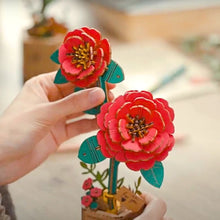 Charger l'image dans la galerie, Puzzle 3D Œillet rouge
