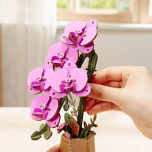 Charger l'image dans la galerie, Puzzle 3D Orchidée Violette et Papillon