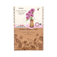 Charger l'image dans la galerie, Puzzle 3D Orchidée Violette et Papillon